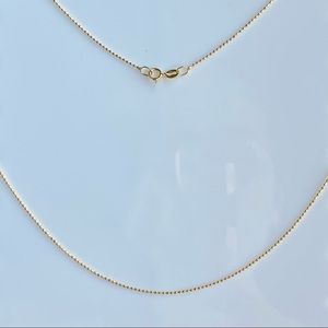 18k real gold chain necklace